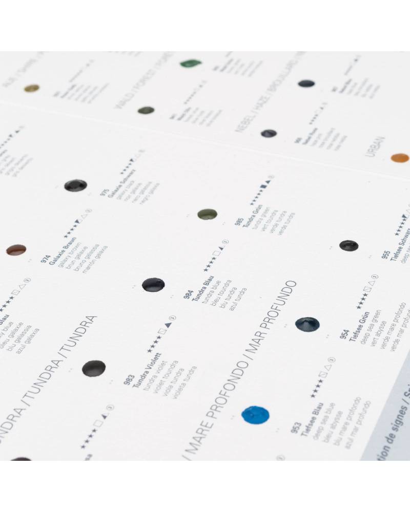 Dot Card Acquerelli Super Granulati Horadam Schmincke – 50 Colori - 4