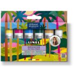 Lefranc Bourgeois Set Gouache Tema Viaggio – Palette da 6 Colori