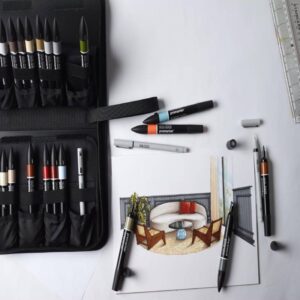 Winsor & Newton Promarker & Fineliner – Set di Pennarelli per Interior Design, Astuccio da 26 pezzi - 5