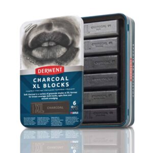 Set Charcoal XL Blocks acquerellabili – Carboncini grandi Derwent - 7