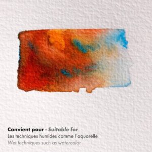 Blocco di carta Clairefontaine Aquapad spiralato – carta per acquerello in cellulosa grana fine 300 g/m² - 4