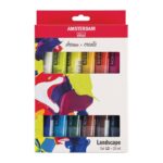 Set Colori Acrilici Amsterdam – 12 Tubi da 20 ml Paesaggi Urbani
