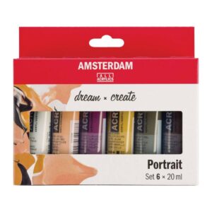 Acrilico Amsterdam Set Ritratti – 6 x 20 ml – AMSTERDAM - 1