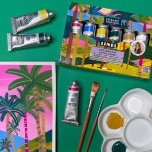 Lefranc Bourgeois Set Gouache Fantasy Linel – Palette da 6 Colori - 2