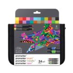 Set Pennarelli Mixed 24 pezzi - Promarker Winsor & Newton