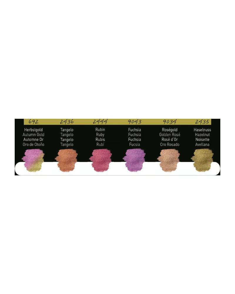 Set Acquarellabili Perlescenti Caldi – Finetec - 1