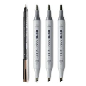Set Copic Ciao Dark Warm Gray – 3 Colori - 3
