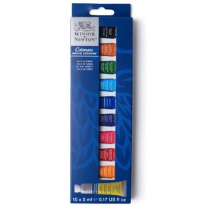 Cotman Watercolour Winsor & Newton – Set 10 x 5 ml - 1