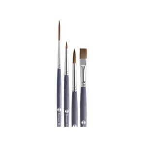 Borciani e Bonazzi Pennelli Professionali – Kit Il Perfetto in Martora Kolinsky Sintetica