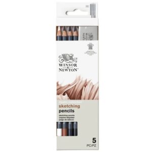 Set per Schizzo Studio Collection Winsor&Newton, 4 matite + gomma - 2