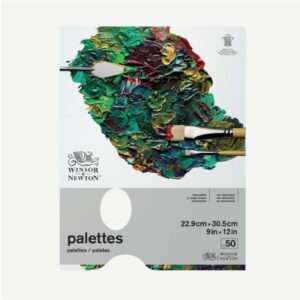 Tavolozza in Carta per Olio e Acrilico Winsor&Newton, 50 Pezzi - 1