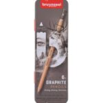 Set 6 Matite in Grafite Bruynzeel Expression