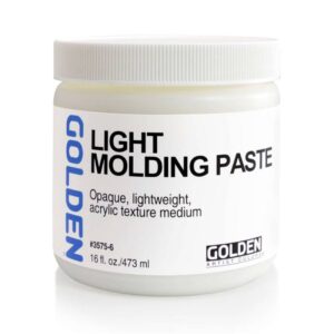 Golden Light Molding Paste – Pasta Modellante Leggera per Texture Acriliche – 473 ml
