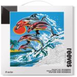 Confezione Colori Acrilici Guidata "Delfini" - Reeves