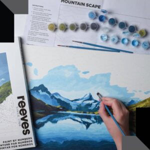 Foto_Di_Confezione_Colori_Acrilici_Guidata_“Paesaggio_Montano”_Reeves_B