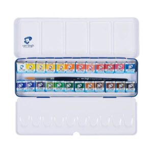 foto di Confezione Acquerelli Van Gogh – Metal Set 24 Mezzi Godet