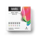 Set Acrilici Heavy Body Fluorescenti 6x59 Ml - Liquitex