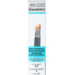 Set 4 Pennelli Winsor & Newton Foundation per Acquerello